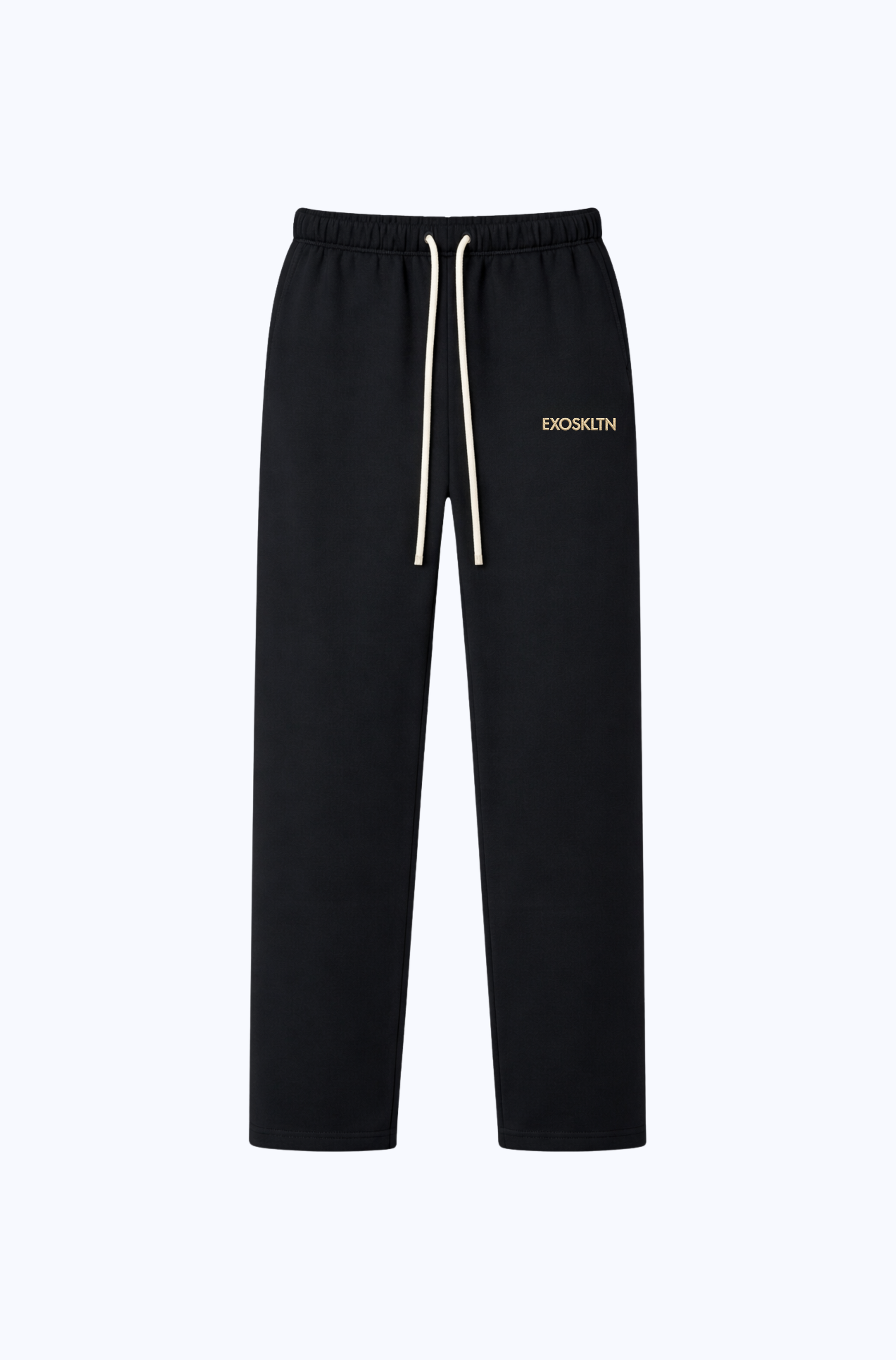 STRAIGHT LEG BOTTOMS BLACK