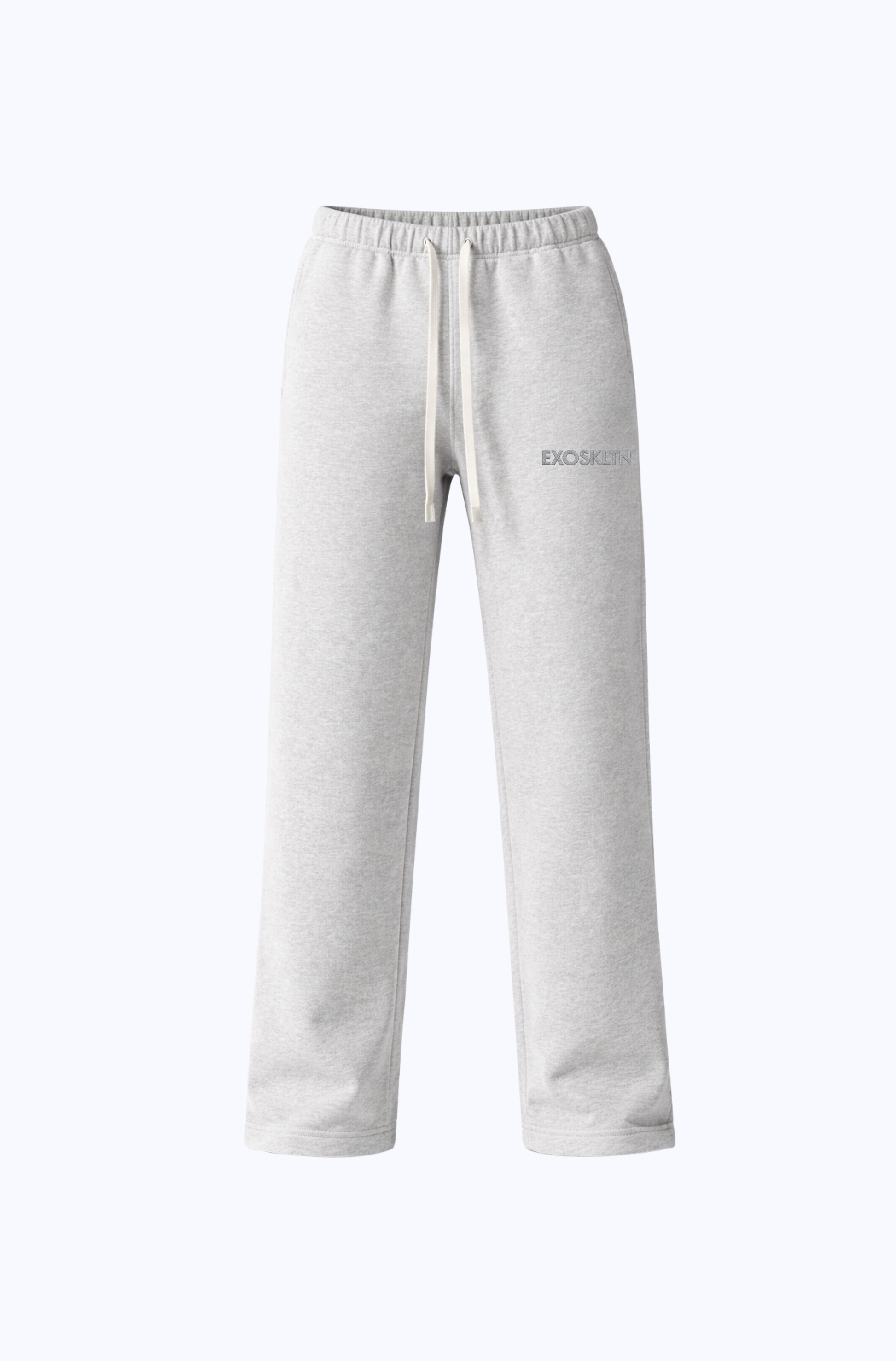 STRAIGHT LEG BOTTOMS HEATHER GRAY