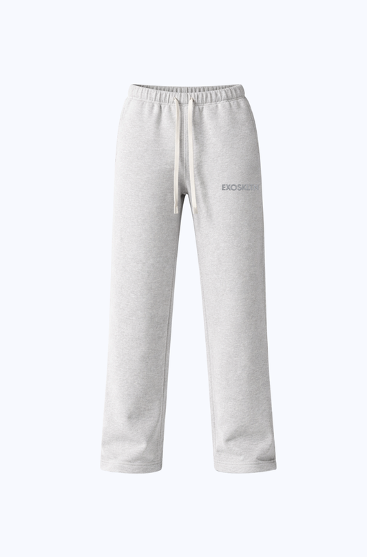 STRAIGHT LEG BOTTOMS HEATHER GRAY