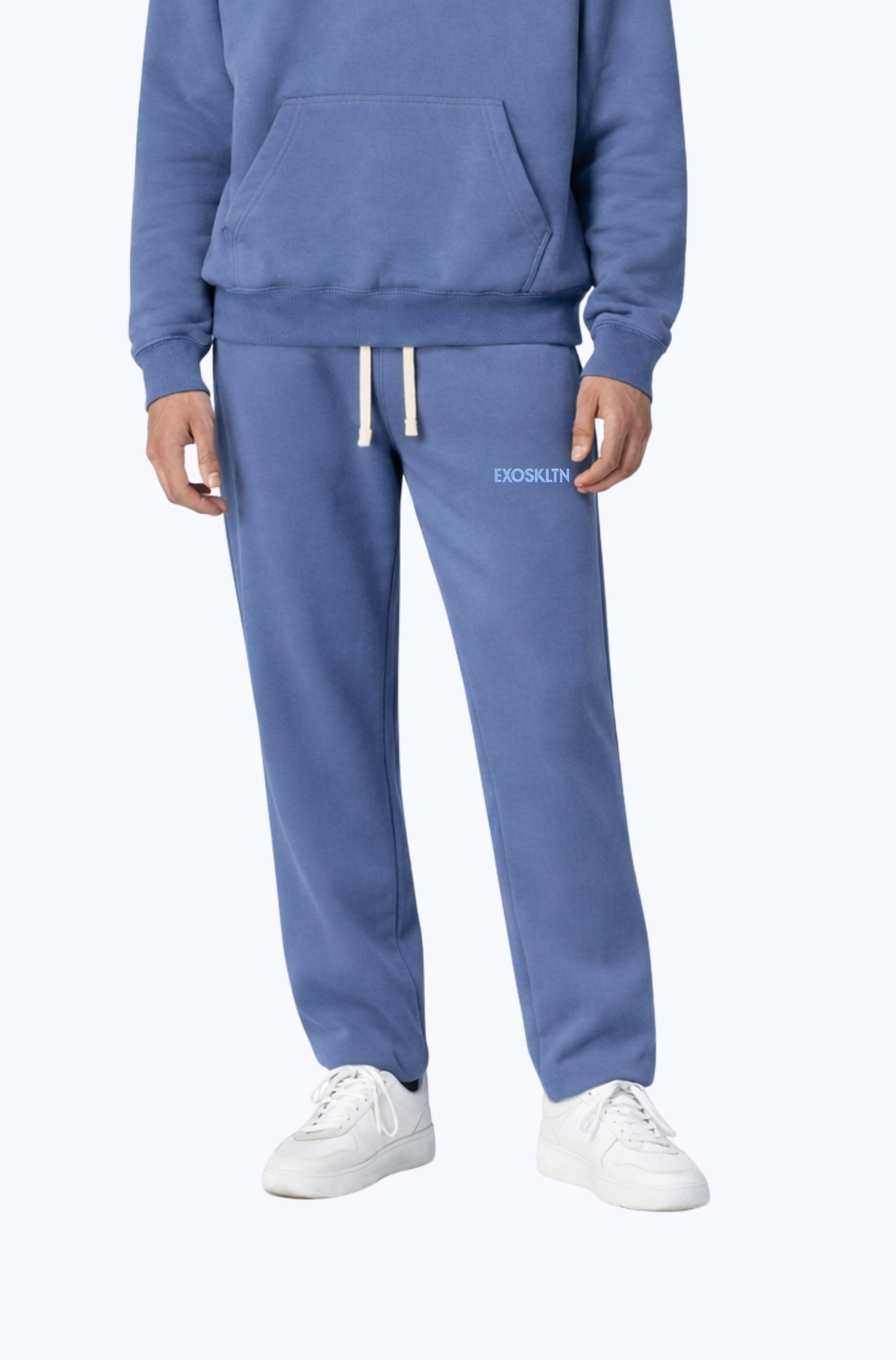 STRAIGHT LEG BOTTOMS PARIS BLUE