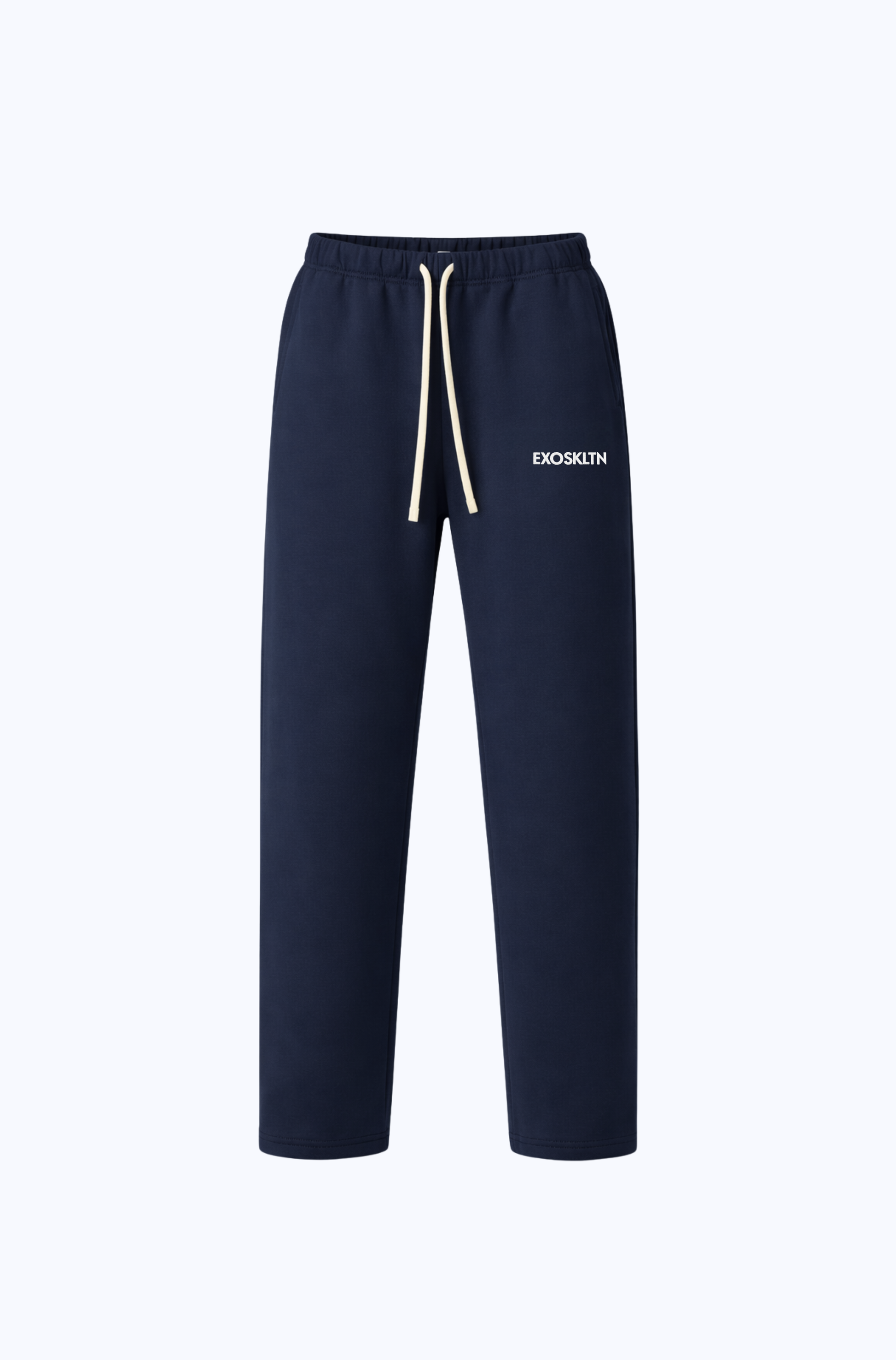 STRAIGHT LEG BOTTOMS NAVY BLUE