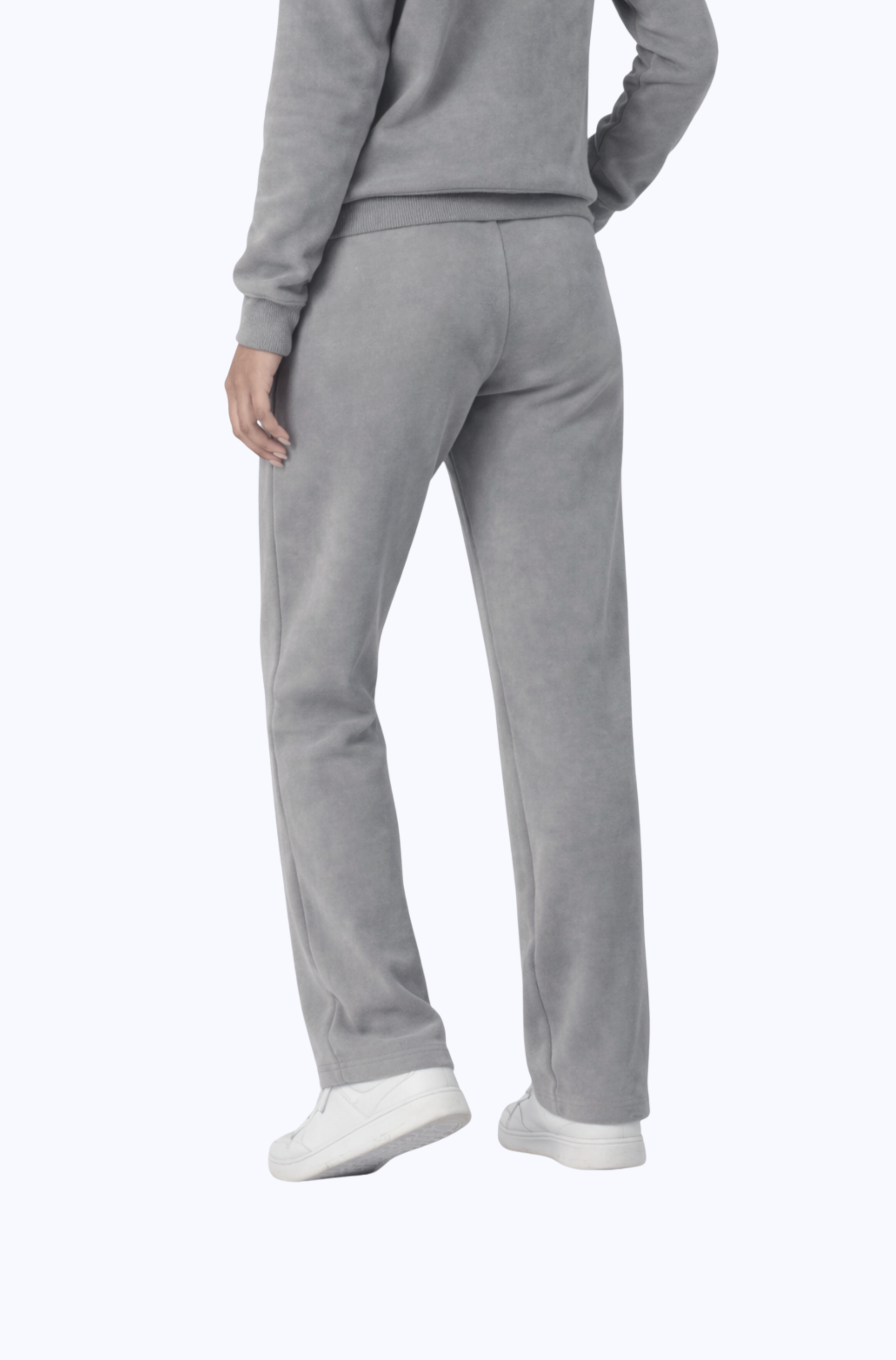 STRAIGHT LEG BOTTOMS ASH GRAY