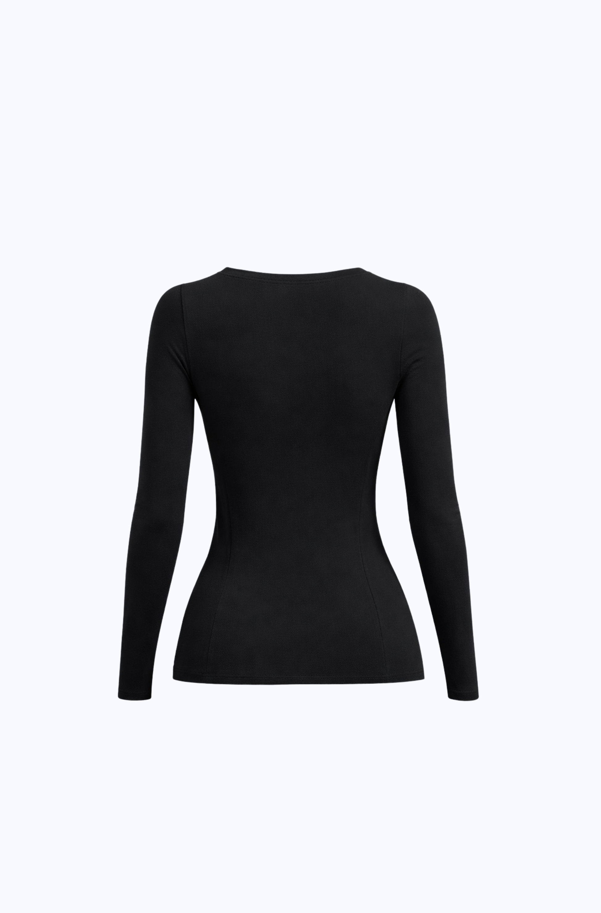 SCULPT SET TOP BLACK