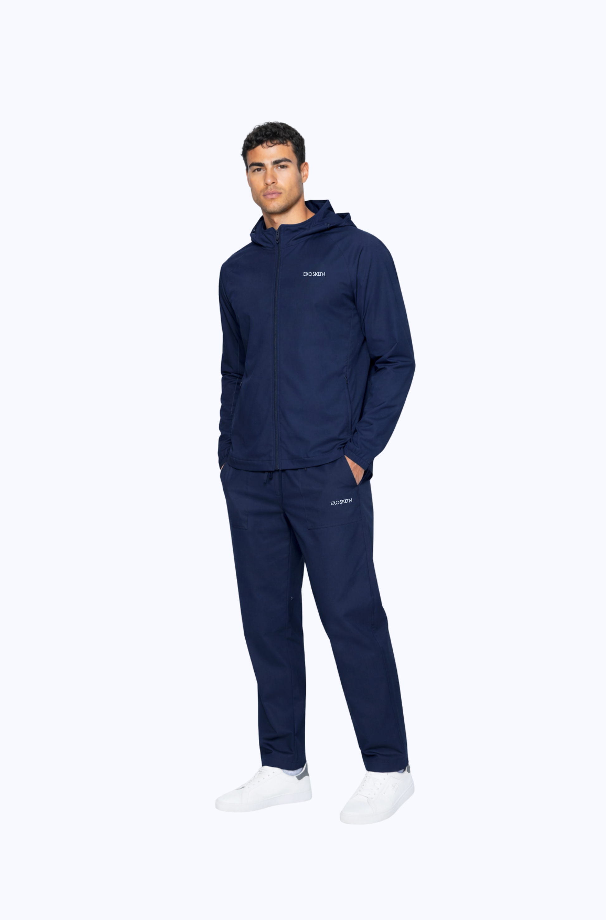 EXOSKLTN TRAINING SET JACKET NAVY BLUE