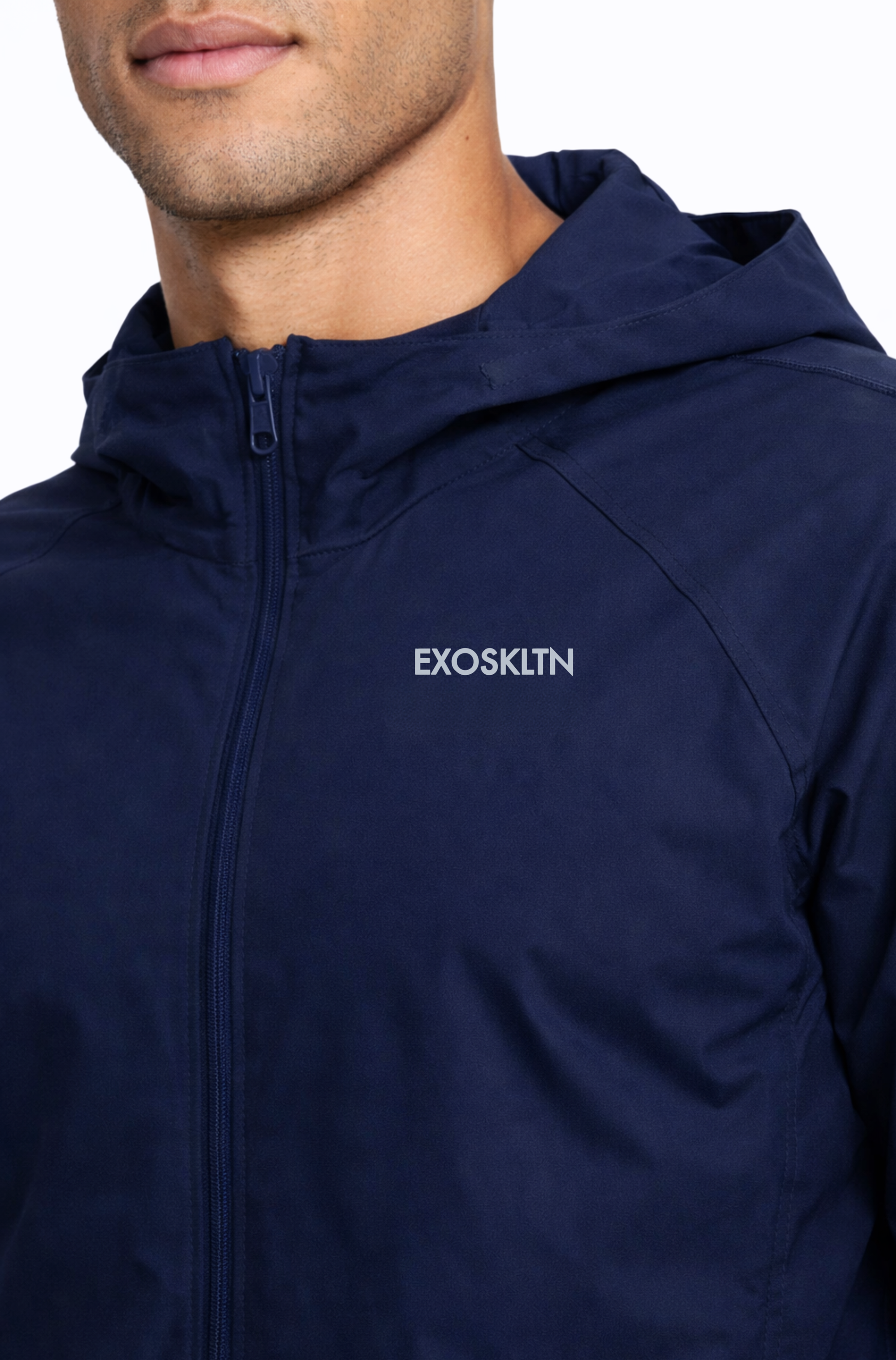 EXOSKLTN TRAINING SET JACKET NAVY BLUE
