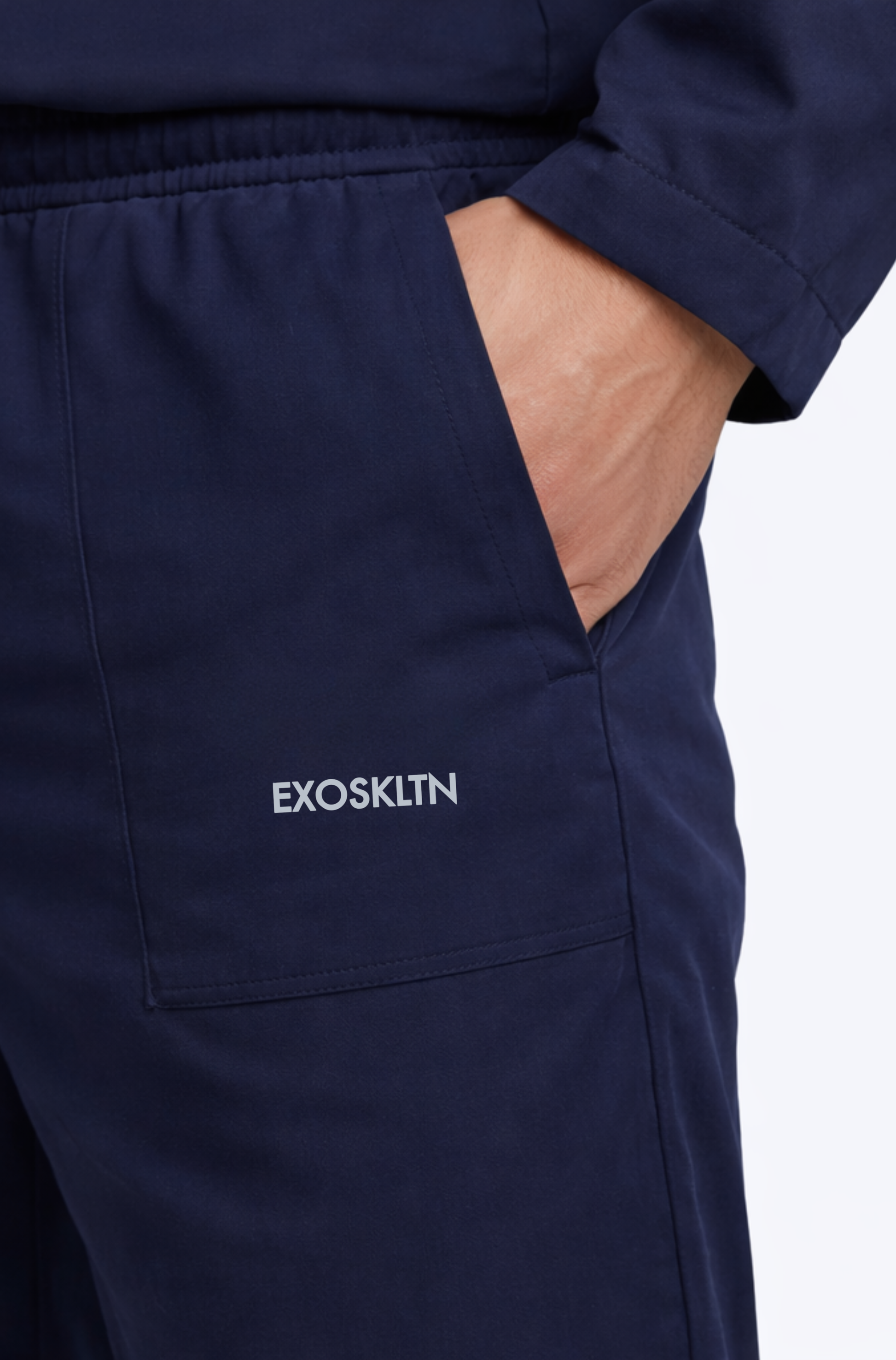 EXOSKLTN TRAINING SET BOTTOMS NAVY BLUE