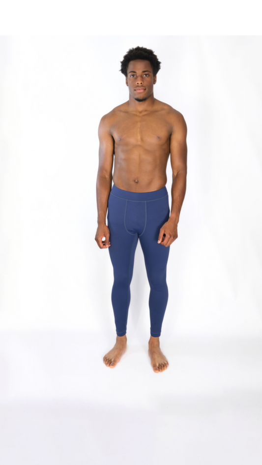 EXOPRO SPORT LEGGINGS NAVY BLUE