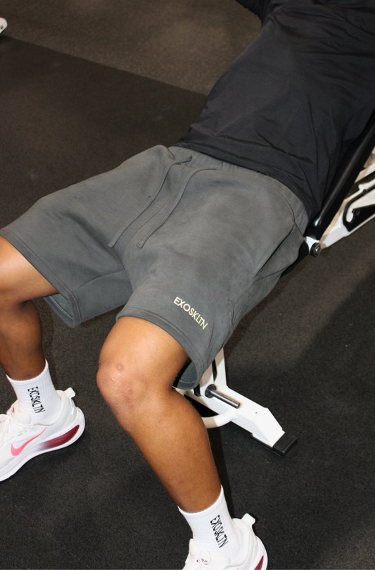 EXOSKLTN EVERYDAY SHORTS GRAPHITE GRAY