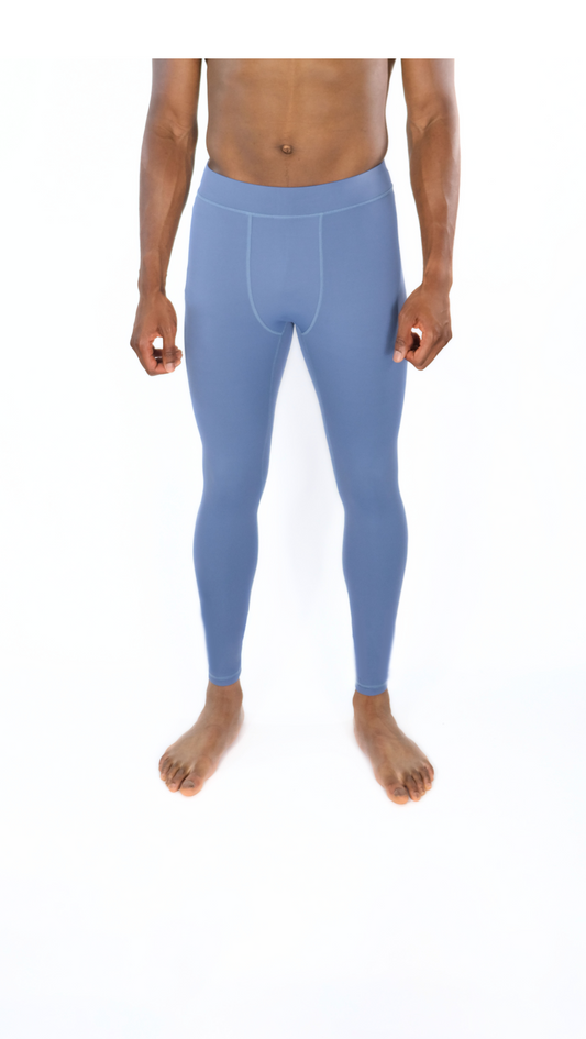 EXOPRO SPORT LEGGINGS STEEL BLUE