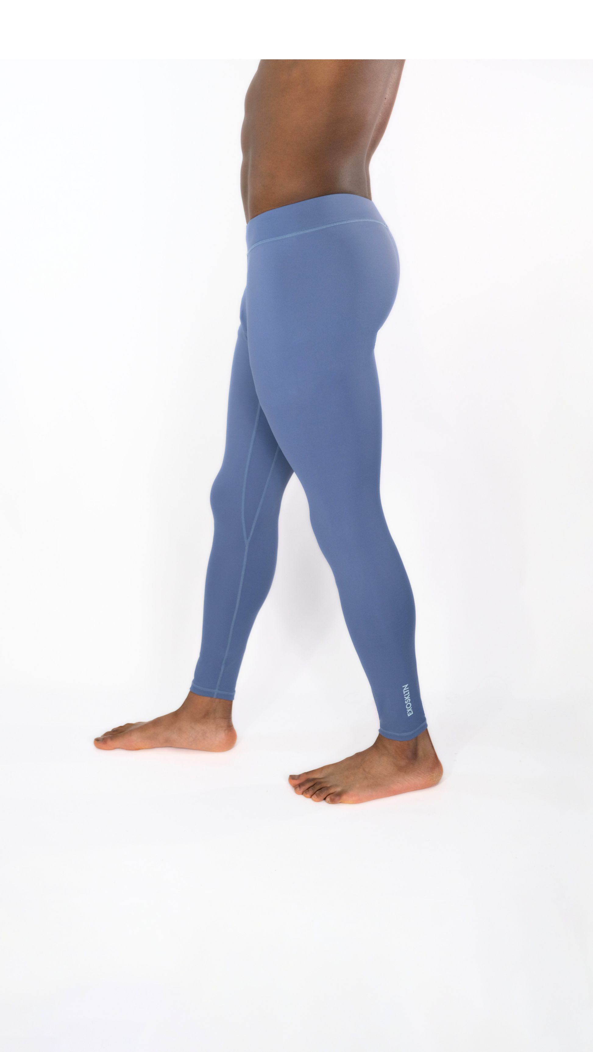 EXOPRO SPORT LEGGINGS STEEL BLUE