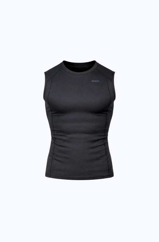 PRO SLEEVELESS TANK TOP BLACK
